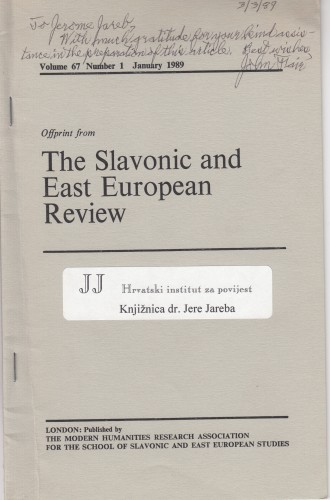 The Peacemaking Exploits of Harold Temperley in The Balkans : 1918-1921 / John D. Fair.