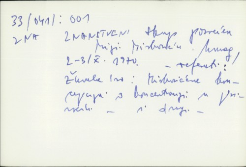 Znanstveni skup posvećen Miji Markoviću (Umag, 2. - 3. 10. 1970.) : referat - Ivo Žuvela : Mirkovićeva koncepcija o koncentraciji u privredi i dr.