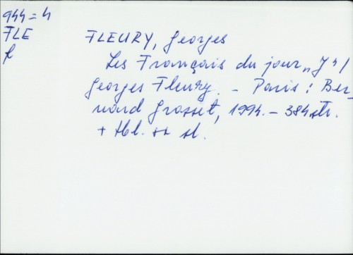 Les Français du jour "J" / Georges Fleury